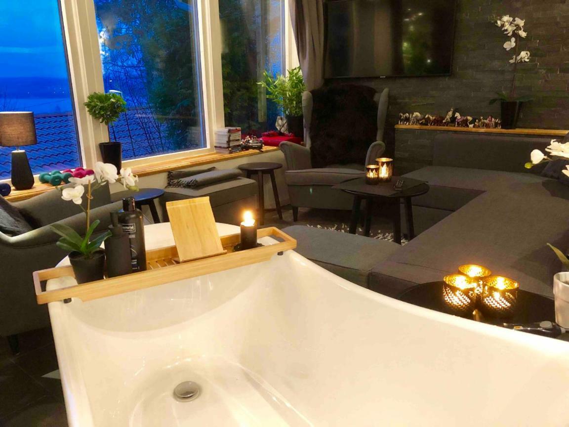 Lovely Studio Apartment Seaview & Private Sauna Lerum Exterior foto